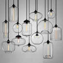 Axya Nordic Stained Glass Pendant Lights LED Colorful Hanging Lamp for Home Decor
