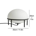 Axyaa Nordic Glass Floor Lamp for Living Room, Study, Bedroom