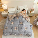 Axyaa Winter Microfiber Duvet Comforter - Thick & Washable - Small Queen King Size