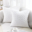 Axyaa Floral Luxe Pillow Case for Sofa Bed Car Garden Chair, Elegant Home Decor Cover
