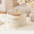 Axyaa Multi-layer Fruit Plate Dried Fruit Dish, Elegant Snack Tray for Home Décor