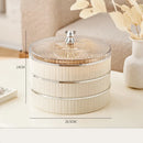 Axyaa Multi-layer Fruit Plate Dried Fruit Dish, Elegant Snack Tray for Home Décor