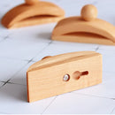Wooden Rug Hangers for Wall Display by Axyaa - Decorate with Blanket and Tapestry