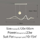 Axyaa LED Chandelier Nordic Pendant Lights Modern Bar Table Kitchen Living Room Lamp