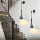 Axyaa Modern Gray/White/Black LED Wall Sconces for Bedroom Living room