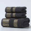 Axyaa Green Cotton Towels Sets - Hand, Face & Bath Towel - Gift for Christmas
