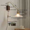 Axyaa Nordic LED Wall Lamp Pull Chain Switch Bathroom Mirror Light Applique Murale