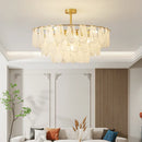 Axyaa Modern Brass Crystal Chandelier: Elegant European Style for Living Room & Bedroom