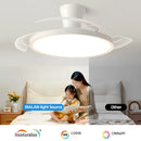 Axyaa LED Ceiling Fan with Lamps for Bedroom, Living Room, and Study