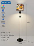 Axyaa LED Floor Lamp with Full Spectrum Light & Fabric Lampshade