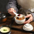Axyaa Vintage Ceramic Stew Pot with Lid Bowl - 300ml