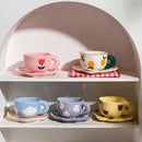 Axyaa Ceramic Teddy Bear Coffee Cup Set