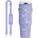 Axyaa 40oz Tumbler Sleeve with Adjustable Strap and Pocket