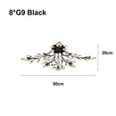 Axyaa Crystal Ceiling Light Tree Branch Modern Minimalist American Style