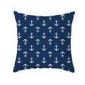 Axyaa Sailing Anchor Sofa Cushion Cover - Summer Beach Pillow for Home Decoration