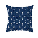 Axyaa Sailing Anchor Sofa Cushion Cover - Summer Beach Pillow for Home Decoration