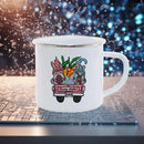 Easter Rabbit Car Enamel Mug Set by Axyaa