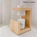 Axyaa Nordic Wood Aromatherapy Candle Lamp LED Desk Lamp