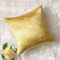 Luxury Velvet Gold Christmas Cushion Cover by Axyaa - Home Decor Sofa Bed Pillowcase