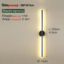 Axyaa Double Head Minimalist Line Wall Lamp for Bedroom TV Background Corridor