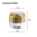 Axyaa 6 Grid Rice and Grain Dispenser Container