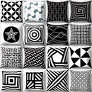 Axyaa Geometric Art Pillowcase - Home & Car Decor, Office & Living Room Accessory