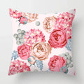 Axyaa Cute Butterfly Floral Print Pillowcase 45*45cm for Home & Office Decor