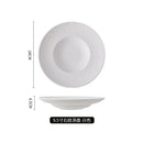 Axyaa Premium Straw Hat Stone Plate Set for Soup and Dessert