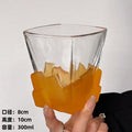 Axyaa Frosted Texture Ice Cup Glass Luxurious Whiskey Cup