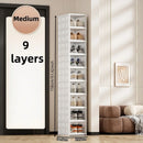 Axyaa Foldable Shoe Cabinet: 3-9 Tier Heavy-Duty Storage Box for Shoes & More