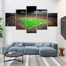 Axyaa Football Stadium Competition Wall Art Decor Poster Framed Print for Living Room