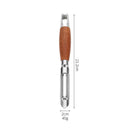 Axyaa Solid Wood Handle Peeler Paring Knife for Fruits Vegetables Grater Slicer