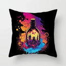 Axyaa Fashion Magic Bottle Pillowcase Square Cushion Cover for Decorating Car Sofa