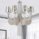 Axyaa Tassel Chandelier for Dining Room, Kitchen, Bedroom, Wedding, Entry Way
