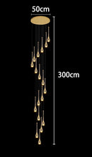 Axyaa Crystal Chandeliers LED Ceiling Lamp for Living Room