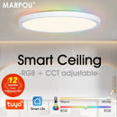Axyaa Smart RGB LED Ceiling Light for Modern Bedroom with APP and Voice Control