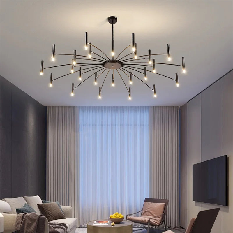 Nordic Designer LED Chandelier for Modern Living Spaces by Axyaa