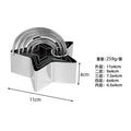 Axyaa Stainless Steel Cake Mould Set with Biscuit Cutters and Embossing Moulds