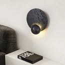 Axyaa Black Cave Stone LED Wall Lamp