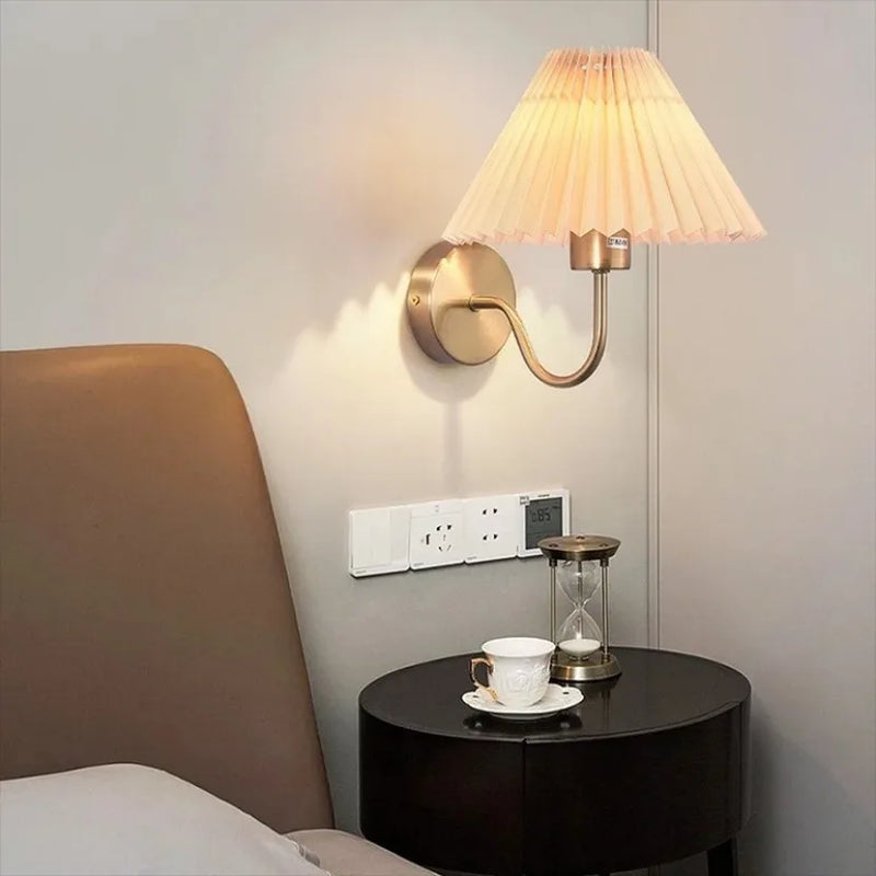 Axyaa Umbrella Style Retro Wall Lamp for Home Decor