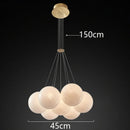 Axyaa Modern Ceiling Chandelier for Dining Room, Hanging Pendant Light Fixture for Living Room