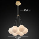 Axyaa Ceiling Chandelier | Modern Hanging Pendant Light for Dining & Living Room