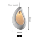 Axyaa Modern White Line Pendant for Living Room, Bedroom, and Restaurant