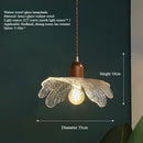 Axyaa LED Glass Lampshade Chandelier for Living Room, Bedroom, and Cafe Lighting
