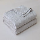 Axyaa Cotton Classic Vintage Towel Quilt Blanket - Adult Summer Air Conditioner Blanket