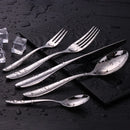 Axyaa Stainless Steel Cutlery Set | Mirror Finish Flatware Knife Fork Spoon Dining Set