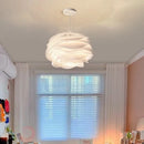 Axyaa Nordic Cream Style Acrylic Pendant Light for Modern Living, Bedroom, and Dining Room