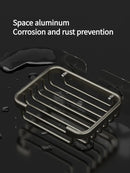 Axyaa Aluminum Soap Dish Storage Rack for Bathroom Essentials