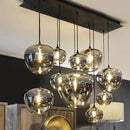 Axyaa Glass Pendant Light Chandelier for Living Room Dining Room