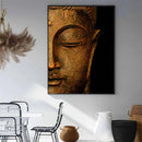 Axyaa Buddha Abstract Canvas Painting Modern Art Print for Home Decor